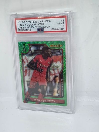 Lesley Ugochukwu PSA 9 Green Mojo Refractor 65/99 RC