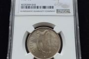 Ireland 1955 | Florin | Irish 2 Shillings | Salmon | KM.15a | MS65