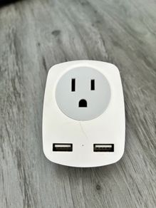 Adapter - US to UK with 2 USB