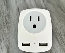 Adapter - US to UK with 2 USB