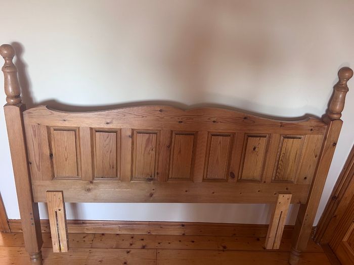 Solid Pine Headboard King Size
