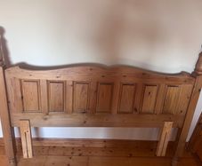 Solid Pine Headboard King Size