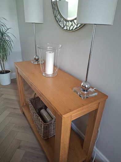 Oak Dining Table(extending) and Chair Set and Sideboard