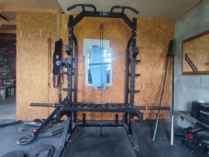 Gym Half Rack + Attachments  Home Gym Package