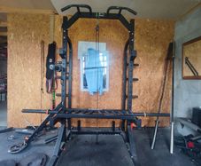 Gym Half Rack + Attachments  Home Gym Package