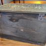 Vintage English Brass Fireplace Kindling Box Image 4