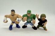 wwe Rumblers Cm punk,John Cena &amp; Horn swoggle action figures