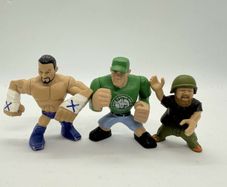wwe Rumblers Cm punk,John Cena & Horn swoggle action figures