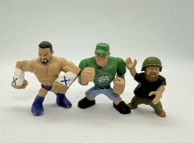 wwe Rumblers Cm punk,John Cena & Horn swoggle action figures