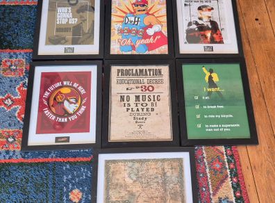 Set Of 6 Assorted Framed Pictures