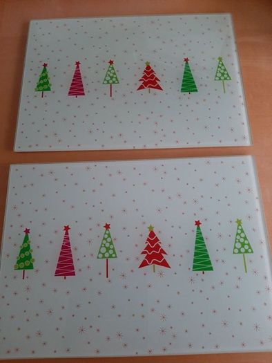 2026 festive glass chopping boards