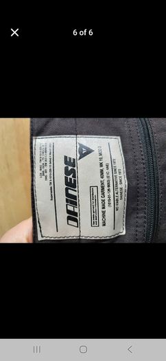 Dainese motorcycle pants size 54