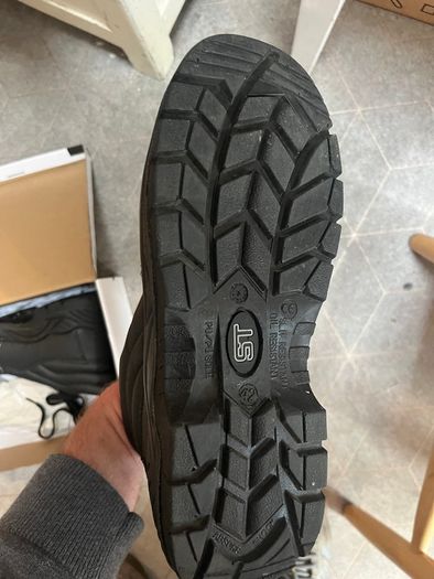 Steel Toe Work Boots - size 8