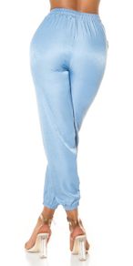 summer blue pants would fit size s-m