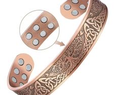 Copper bangle cuff  for healing