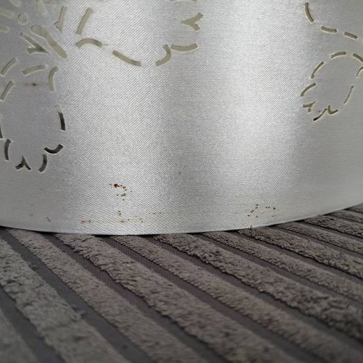Cream Lampshade with Butterflies