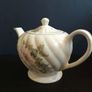 Beautiful Vintage English Made Teapot with a Lovely Whorled Pattern and a Blousy Floral Motif Image 2