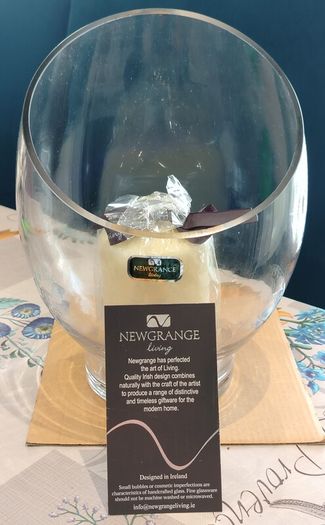 Newgrange Glass Candle Holder
