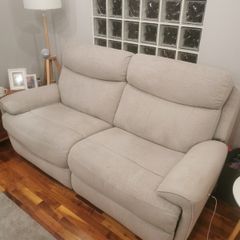 2 Electric reclining sofas(will sell separately)