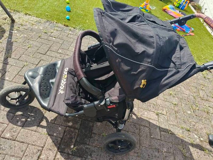 out and about double buggy