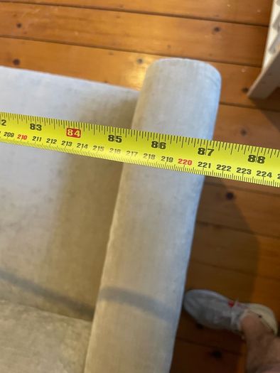 Light grey corner couch