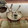 Seba Silverplated Ring Tree Retro Walter Bosse stylised Big Eared Donkey 1960s Image 6