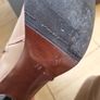 Women's ankle boots brown leather,  size 38 Image 8