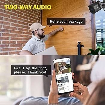 NEW SALE | Security Camera Outdoor, CCTV Camera Wireless, 2K Dual Antenna WiFi Home Surveillance Cameras with IP66 Waterproof, Night Vision, AI Motion Detection, 2-Way Audio
