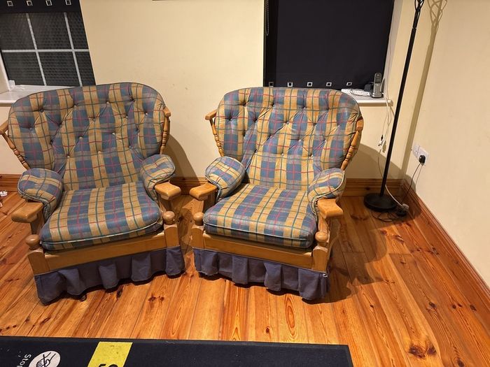armchairs x 2 one of them is a rockin chair