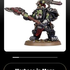 Ork Warboss in Mega Armor Warhammer 40k