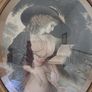 Antique Print of a Victorian Girl Reading Framed Image 2