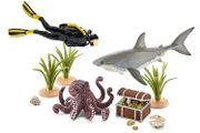 Rare Schleich Treasure Hunt Diver Playset