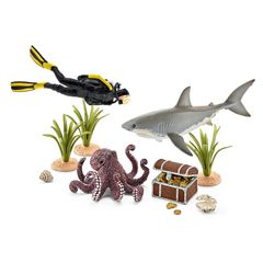 Rare Schleich Treasure Hunt Diver Playset