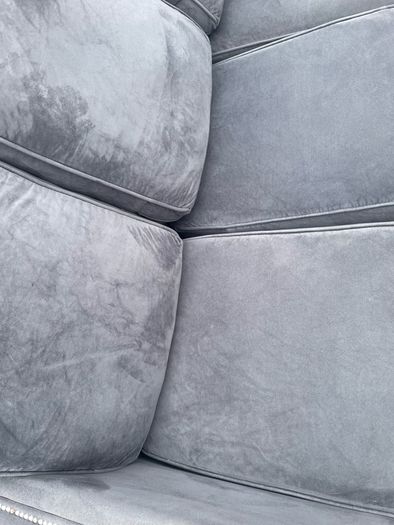 Grey L shaped sofa couch