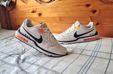 2021 nike air max LTD 3 white leather Size 10 eu 45 in excellent condition