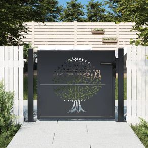 Garden Gate Anthracite 105x80 cm