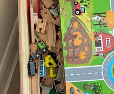 Train set with table