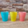 Brand New Plastic Drinking cup and 3 shot glasses Image 2
