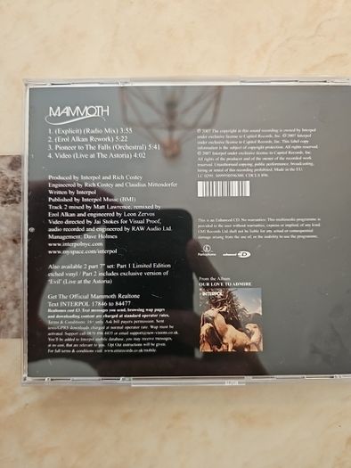 Interpol CD - Mammoth