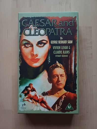 Caesar and Cleopatra VHS Movie (Vivien Leigh, Claude Rains, George Bernard Shaw)