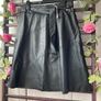skirt Bnwt Aline black leather look skirt Relish brand eu 46 16/18 Image 2