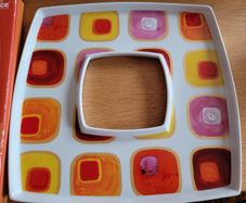 Retro snack plate