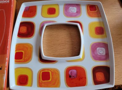 Retro snack plate