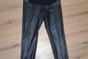 Maternity leather leggings size 14