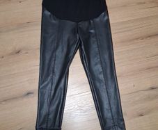 Maternity leather leggings size 14
