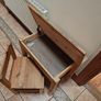 Small Wooden Table with Chair Image 4