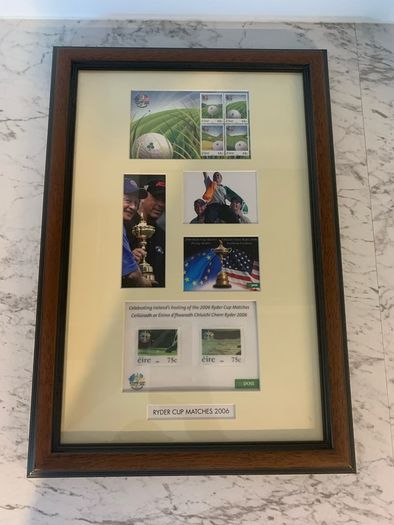 Ryder Cup 2006 Official An Post Framed Stamp Set