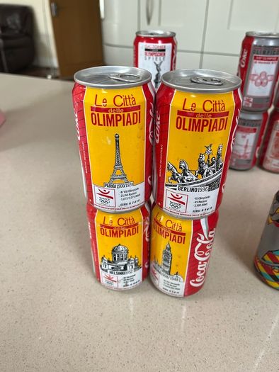 Coca Cola Can Collection 34 cans 90's