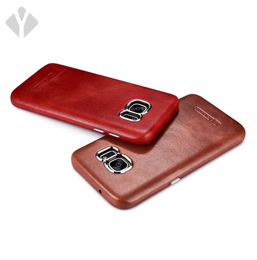 S7 Vintage Leather Back Cover