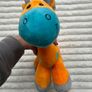 Palz Orange Plush Soft Giraffe His neck is a bit too loose Used Please look at the pictures Image 8